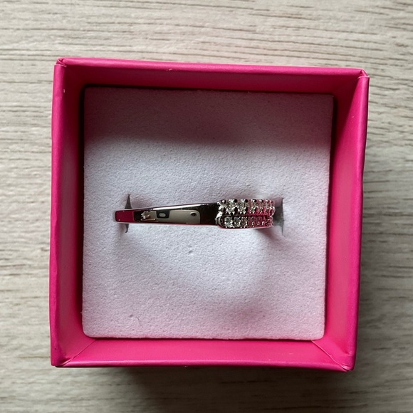 DOUBLE ROW HALF ETERNITY RING - Picture 3 of 6